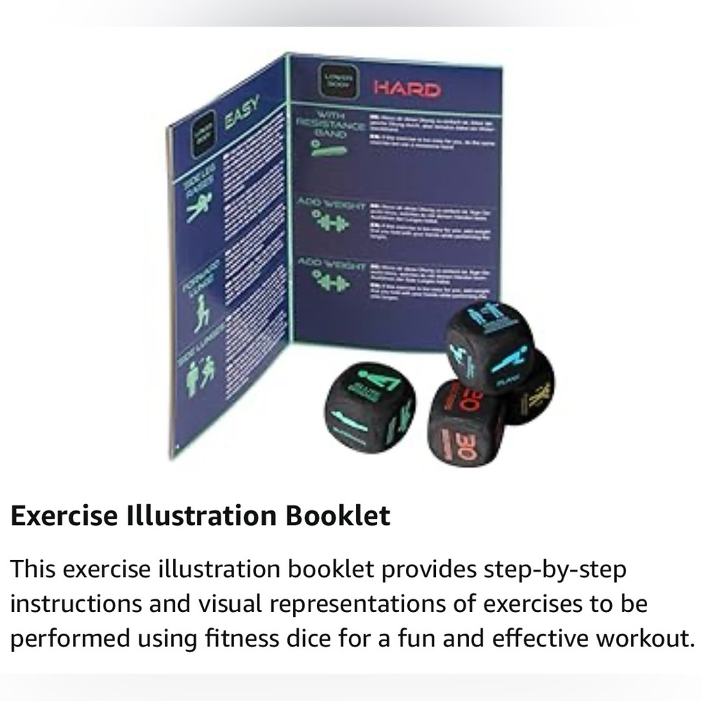 Sayano Exercise Dice for Home & Outdoor Fitness